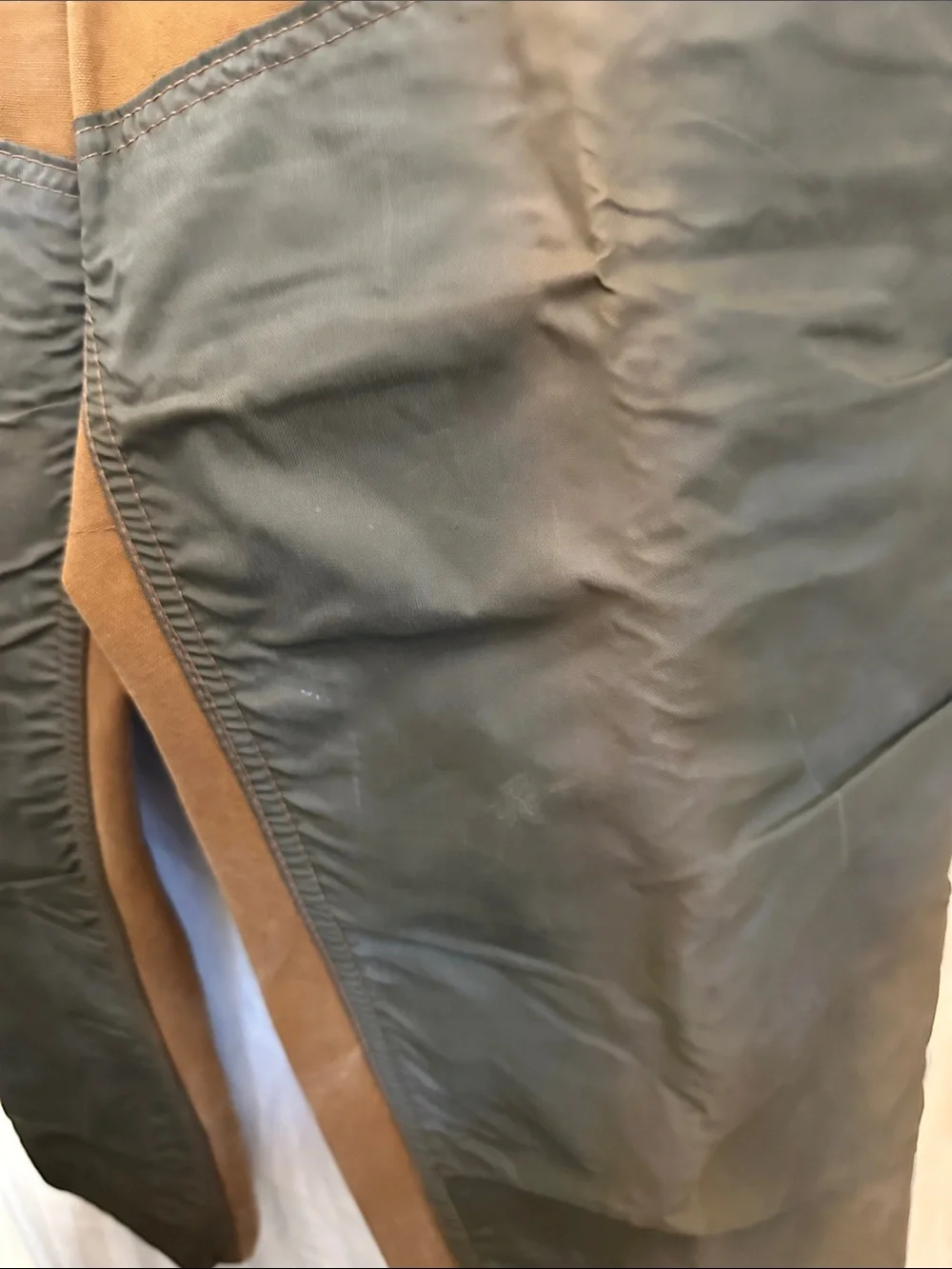 Men's Two-Tone Brown/Olive Reinforced Chinos